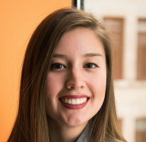 Dirigeante d'une société de trading financier, Victoria Lawson, directrice financière, portrait.